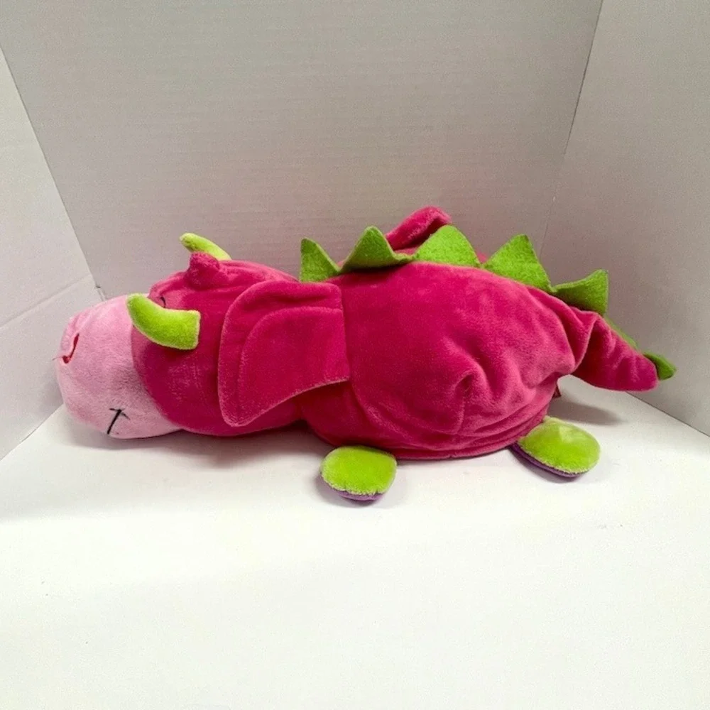 FlipaZoo Reversible Plush Daphne Dragon and‎ Thea the Unicorn